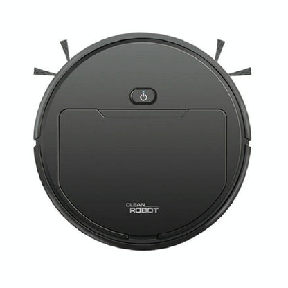 3-in-1 Smart Vacuum Cleaner Robot - Rechargeable Multifunctional Dry / Wet - Black