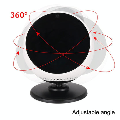 Adjustable Angle Bluetooth Speaker Bracket for Amazon Echo Spot - White