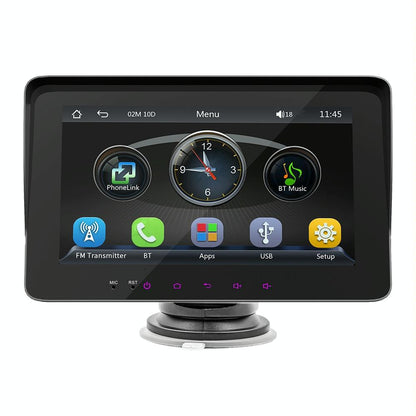 7 Inch Car Mp5 Player W / Carplay & Android Auto - Black