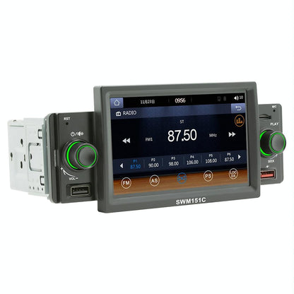 5 Inch Car Mp5 Inch Player With Carplay / Android Auto - Black