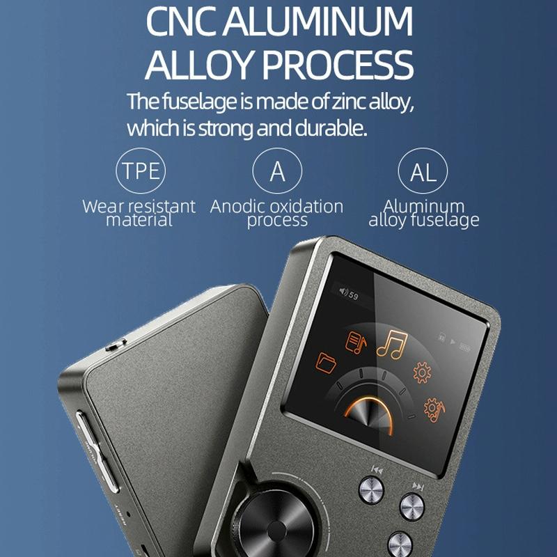 Lossless Dsd256 Music Player Silver Gray - Without Tf Card