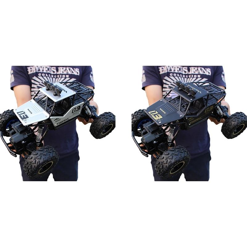 Off-road Climbing Car with 2.4ghz Remote Control and Double Motors - Black