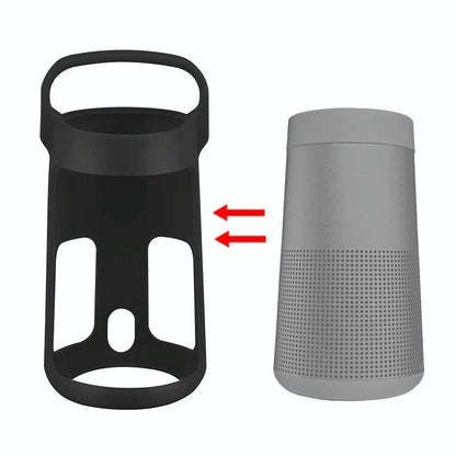 Portable Silicone Cover for Bose Soundlink Revolve Speaker - Black