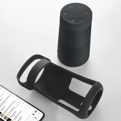 Portable Silicone Cover for Bose Soundlink Revolve Speaker - Black