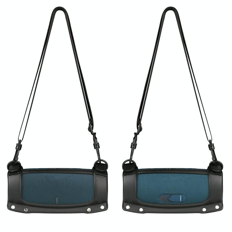 Jbl Charge5 Speaker Case with Crossbody Strap - Black