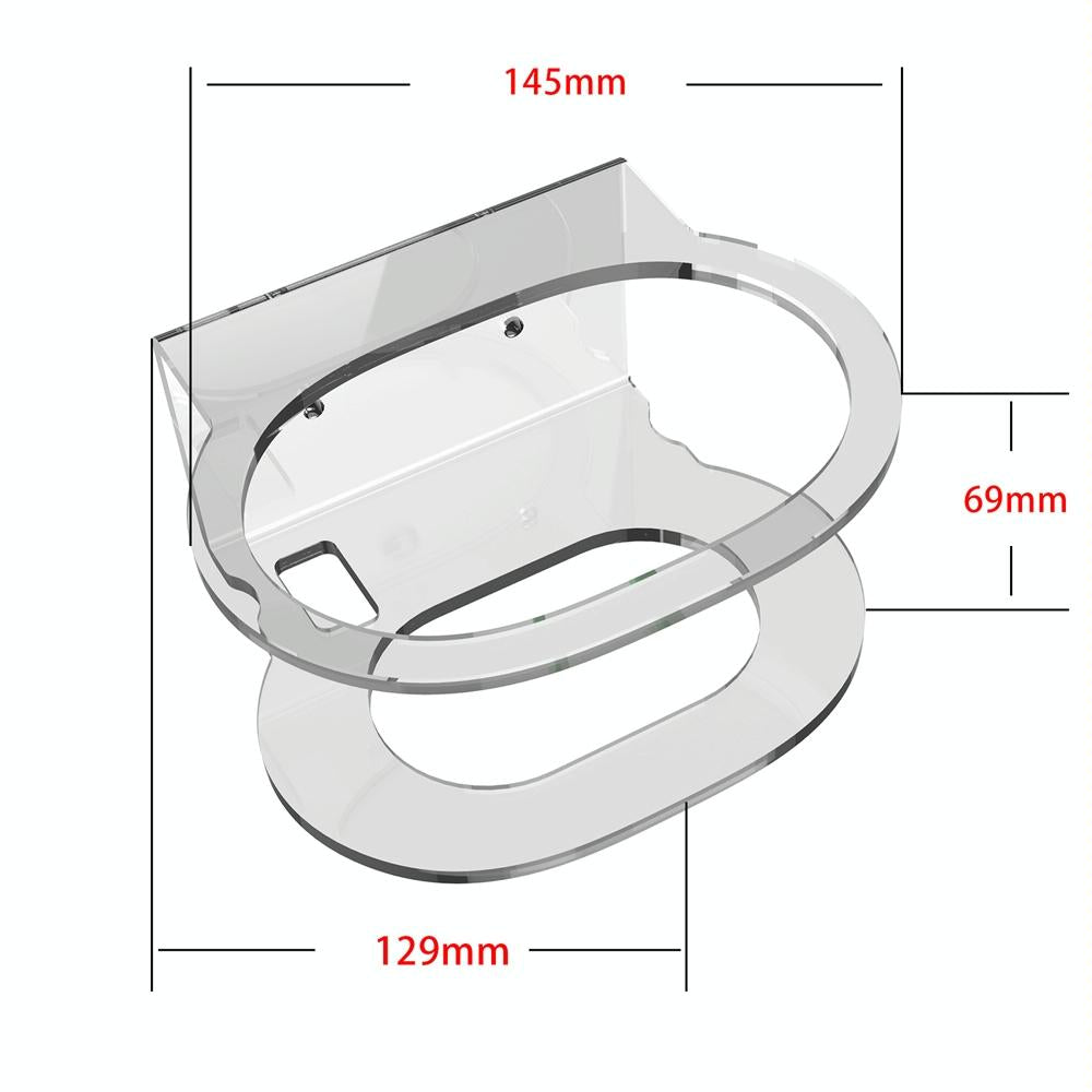 Pair of Wall Mounts for Google Nest Audio - Clear White