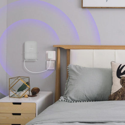Pair of Wall Mounts for Google Nest Audio - Clear White