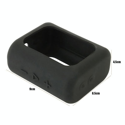 Portable Silicone Cover for Jbl Go3 Speaker with Carabiner - Red
