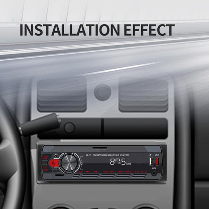 Car Bluetooth Mp3 Player With Eq Sound & Fast Charge - Black