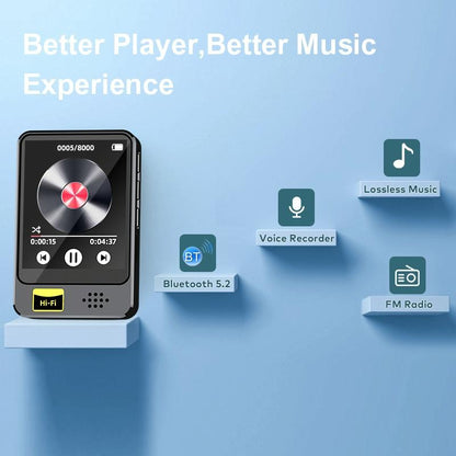 128Gb Bluetooth Mp3 / Mp4 Music Player With Radio & E Book Playback - 8Gb