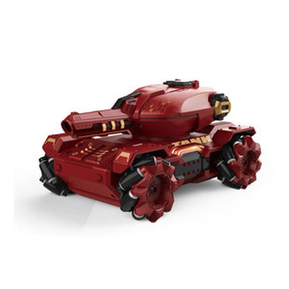 Stunt Water Bomb Battle Armor Rc Car - 2.4g Dual Control - Blue - Dual Control