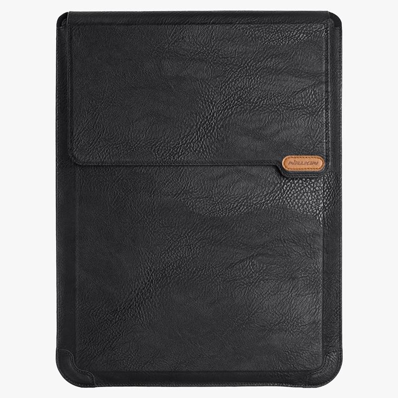 16.0 Inch Water Wave Texture Laptop Sleeve - Versatile Design - Black