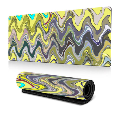 Abstract Gaming Mouse Pad 300 X 600 X 2Mm - Abstract Fluid 25 - 300X700X2Mm