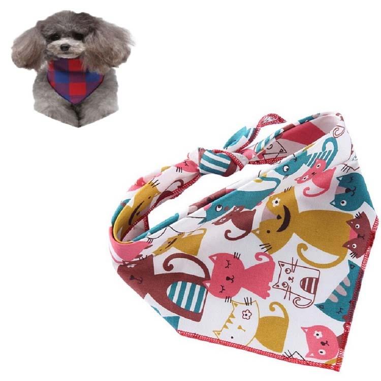 Cotton Cartoon Print Pet Saliva Towel - Size L 73X50X50Cm - Sjj13 Red Black Grid