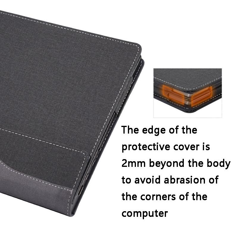 15.6 Hp Spectre X360 15-Eb Laptop Case - Pu Leather - Blue