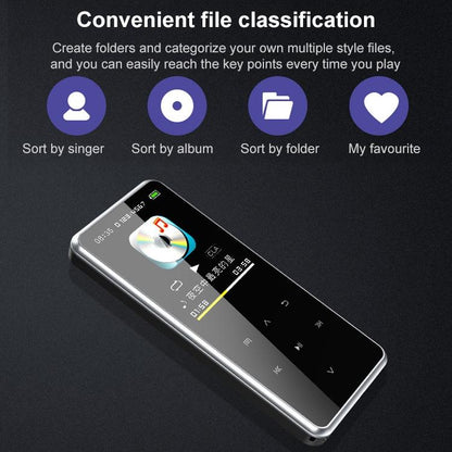 8Gb Bluetooth Mp3 Player With Touch Screen & Recorder