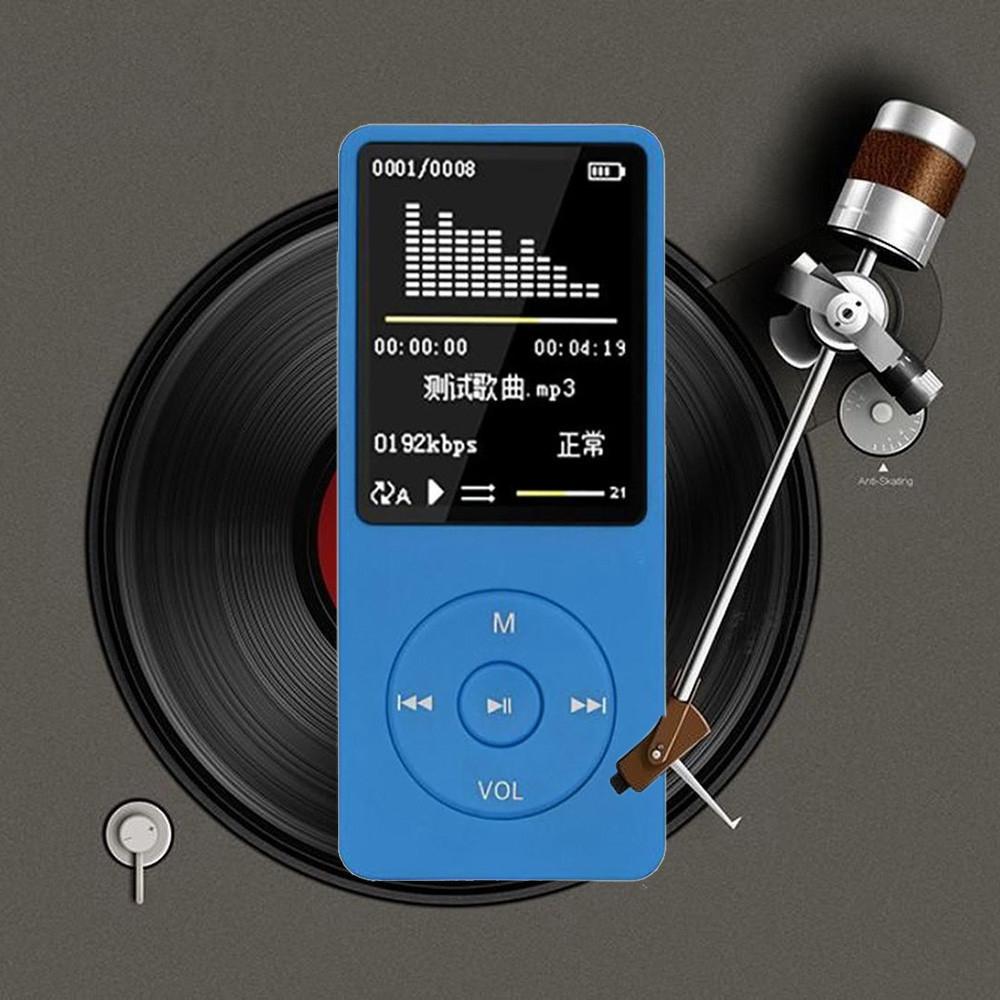 8Gb Portable Lcd Fm Radio Mp3 Mp4 Player - Black 8Gb