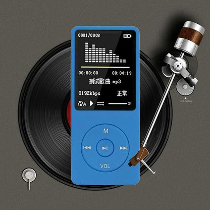 8Gb Portable Lcd Fm Radio Mp3 Mp4 Player - Black 8Gb