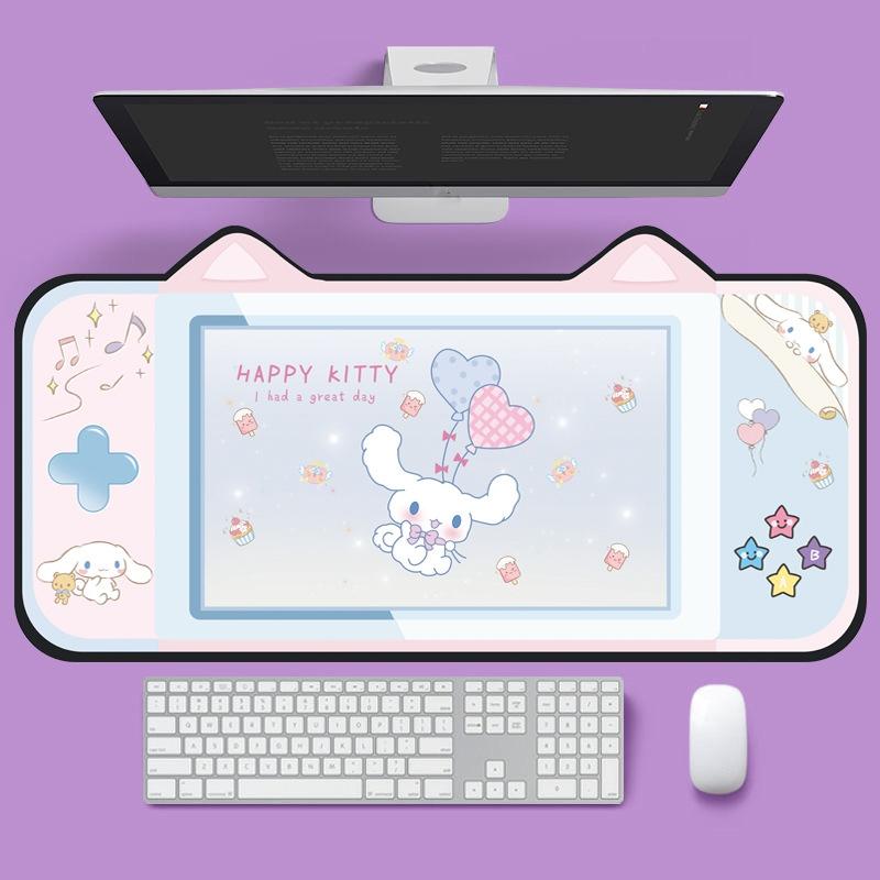 Adorable Cat Ear Desk Pad For Keyboard & Mouse - 1