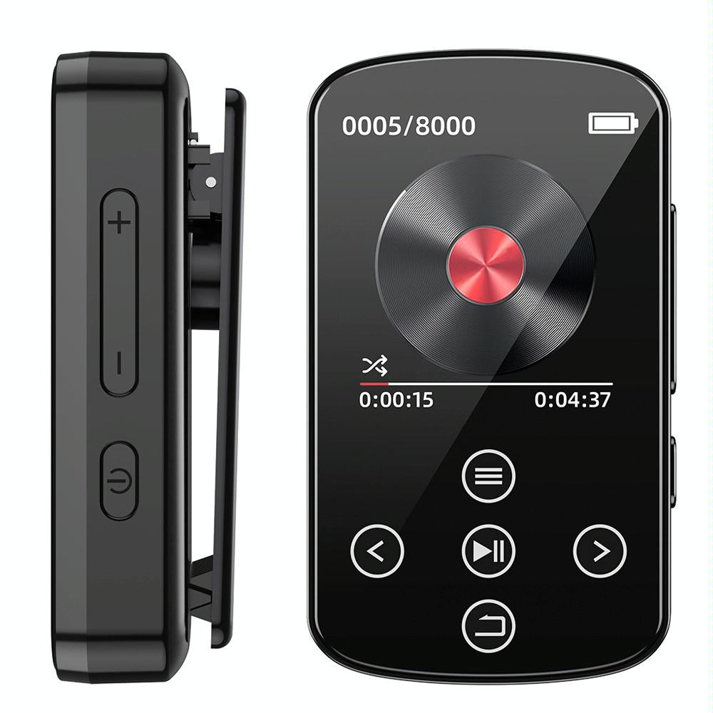 Touch Screen Mp3 Bluetooth Music Player 128Gb Memory Hifi Sports Clip - 8Gb