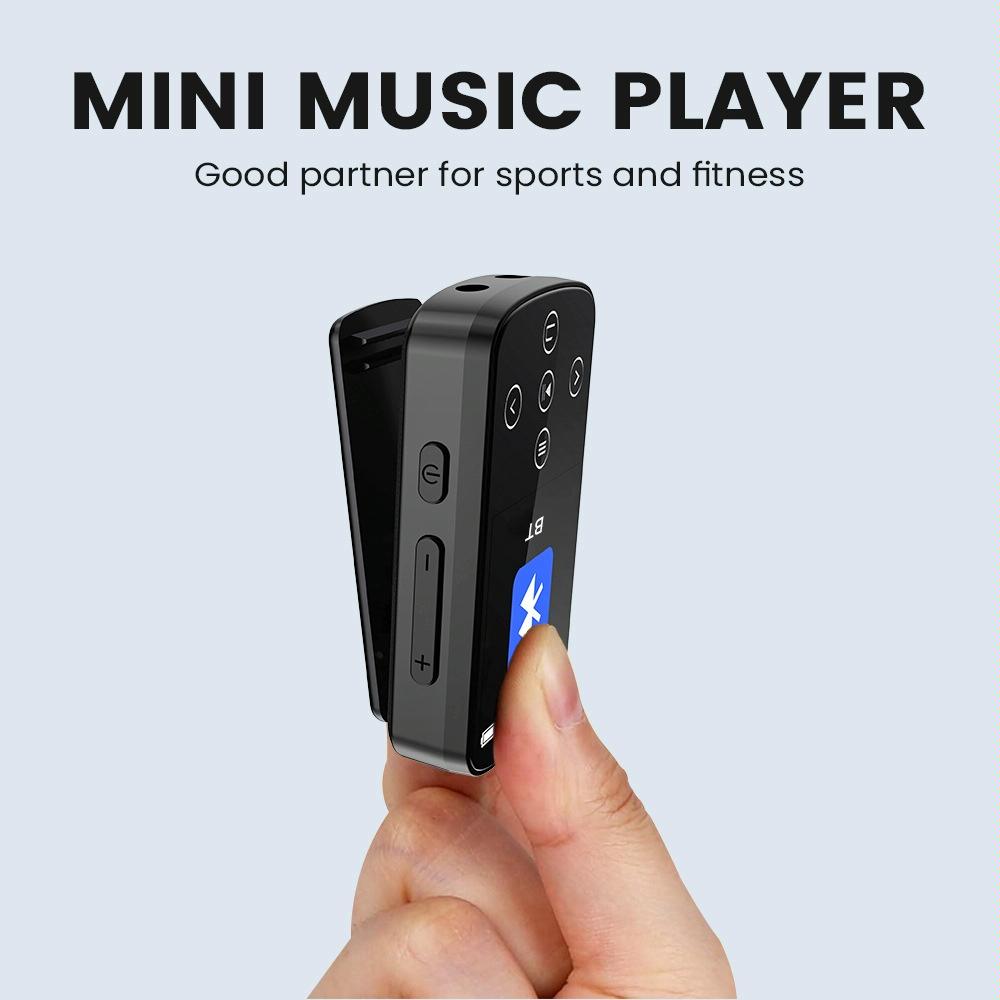 Touch Screen Mp3 Bluetooth Music Player 128Gb Memory Hifi Sports Clip - 8Gb