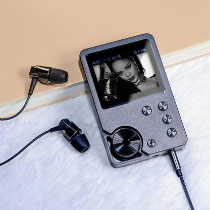 Lossless Dsd256 Music Player Silver Gray - With 64Gb Tf Card