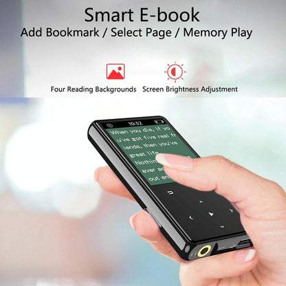 16Gb Portable Bluetooth Mp3 / Mp4 Music Player Black - 16Gb