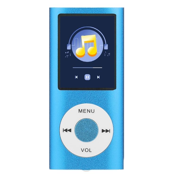1.8 Inch Metal Mp4 Player + 16G Tf Card + Earphone + Cable - Black - With Earphone+Cable