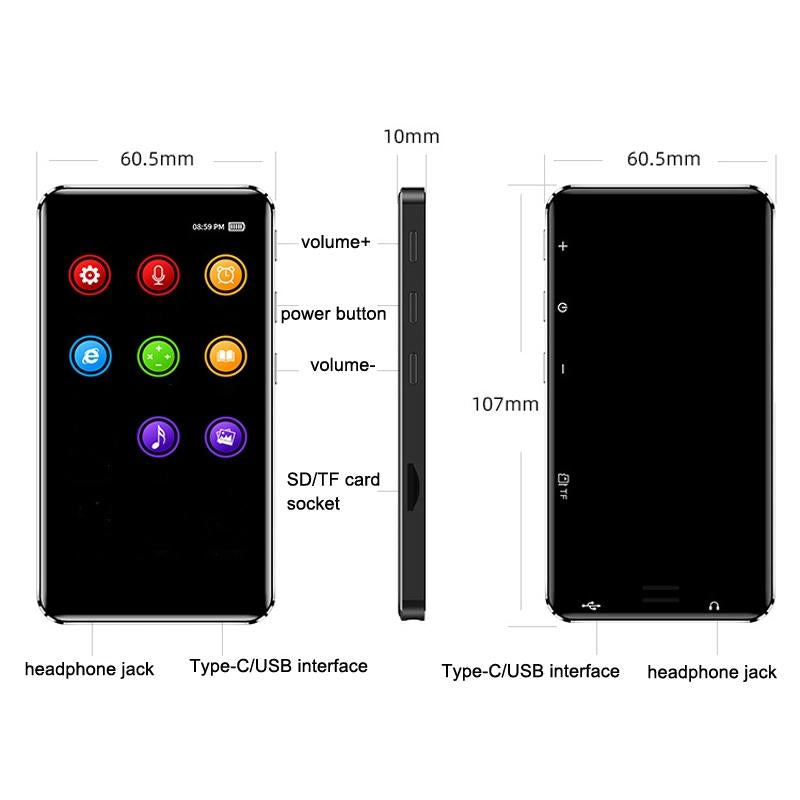 Touch Screen Mini Tablet With Wifi Bluetooth And 8Gb Tf Capacity - 1G Ddr+8G Flash