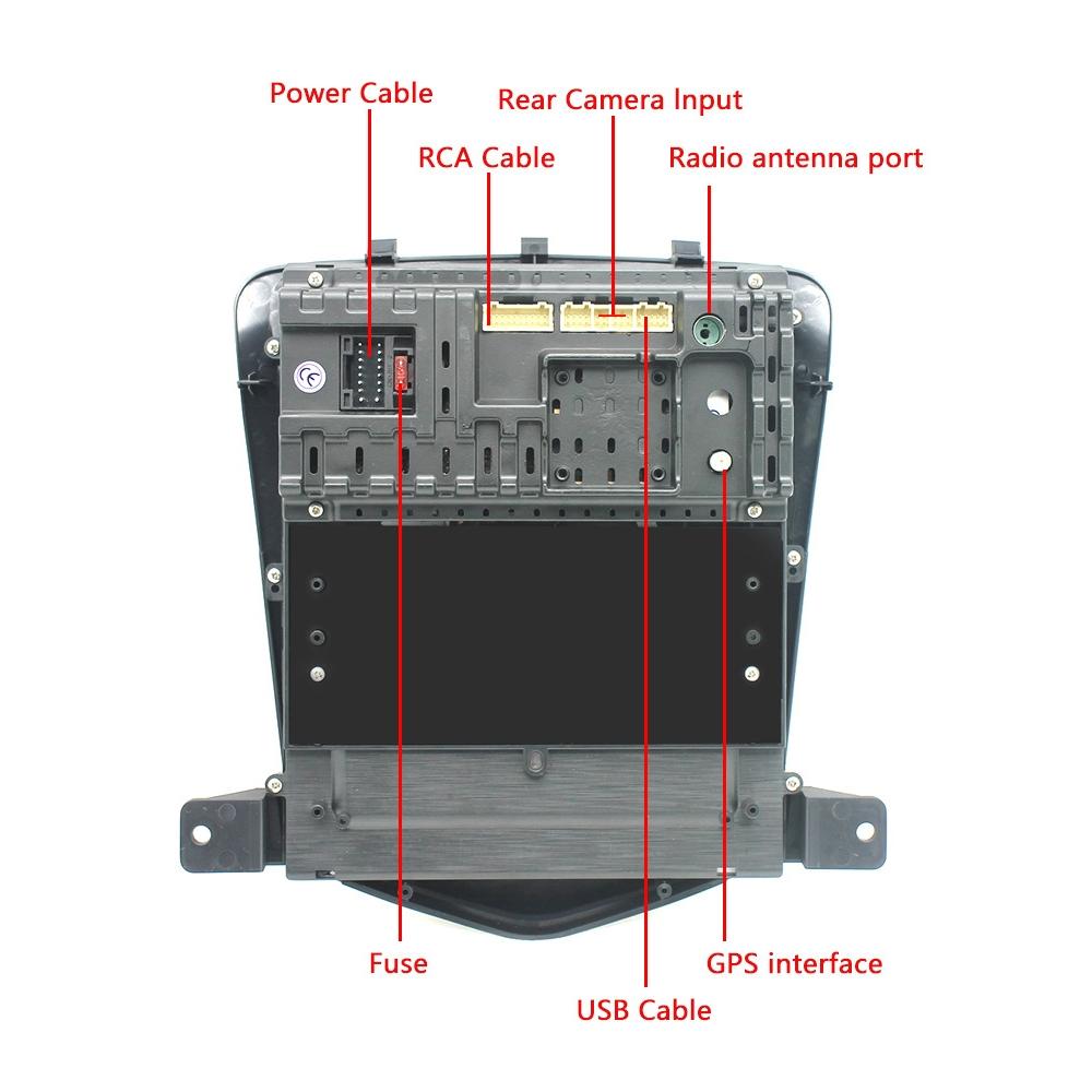 9.7 Inch Navigation For Chevy Cruze - Standard + 8 Cam - 1 + 16G