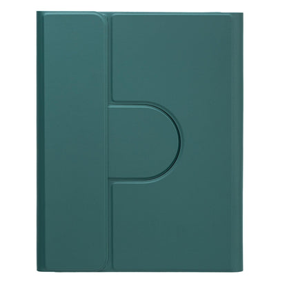 360 Degree Rotatable Bluetooth Keyboard Leather Case - Square Button - Mint Green - For Ipad 10.2 2021 / Air 2019