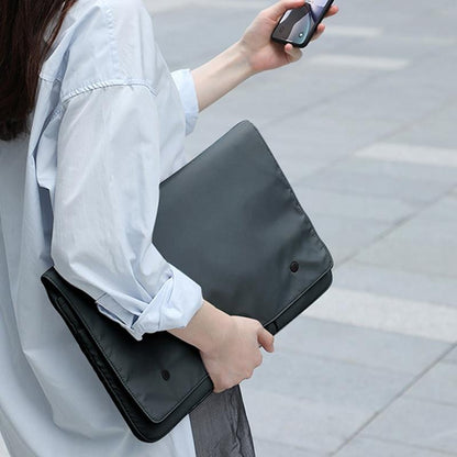 13 Inch Multi-layer Laptop Sleeve - Waterproof & Shock-absorbing Storage Bag - Black - 15 Inch