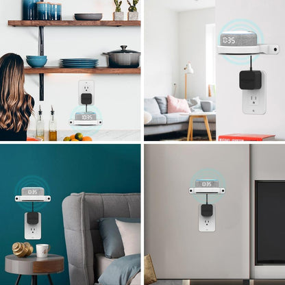 Ahastyle Wall Storage Stand - Compact and Versatile - White - For Apple Homepod Mini