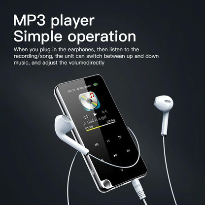 Portable Bluetooth Mp3 Player 16Gb Capacity Black