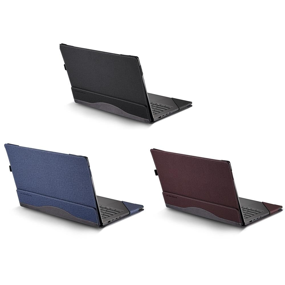 Shockproof Leather Laptop Case - Protective - Black - For Hp Spectre X360 14 Inch 14-Eu