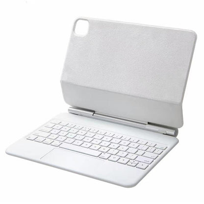 Bluetooth Keyboard Leather Case With Touch Pad - Bp129 - Black
