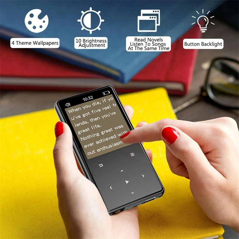 16Gb Portable Bluetooth Mp3 / Mp4 Music Player Black - 32Gb