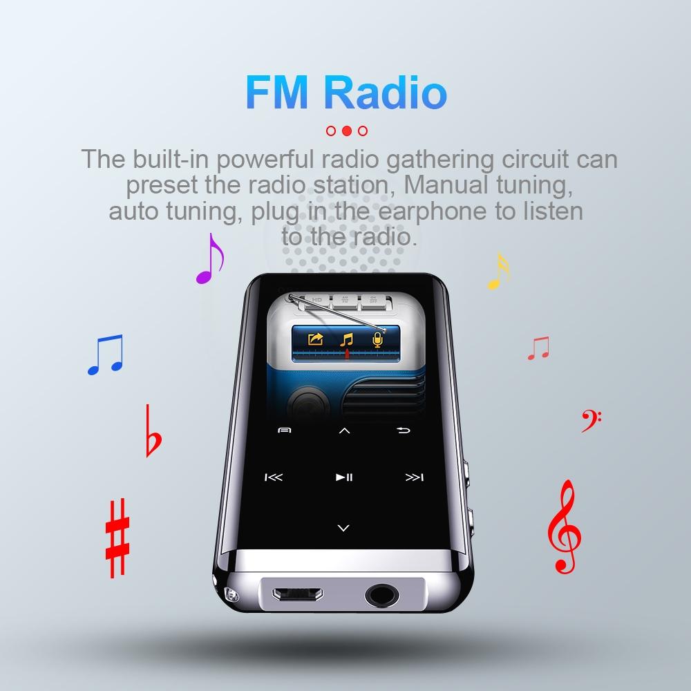 1.8 Inch Touch Lcd Hifi Mp3 Player 16Gb Memory - With Bluetooth - 32Gb
