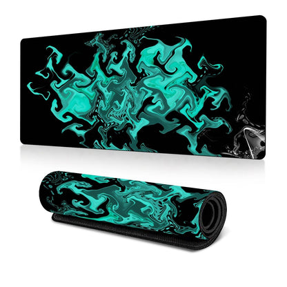 Abstract Gaming Mouse Pad 300 X 600 X 2Mm - Abstract Fluid 25 - 400X900X2Mm