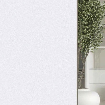 30cm Wide Electrostatic Frosted Window Film for Thermal Insulation - Glue-Free Pure Matte - 50Cm Wide/Meter