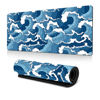 Abstract Gaming Desk Mat 300 X 600 X 2Mm - Abstract Fluid 2 - 400X900X2Mm
