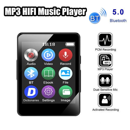 Bluetooth 5.0 Mp3 Player With Ebook Recorder 128Gb - 32Gb