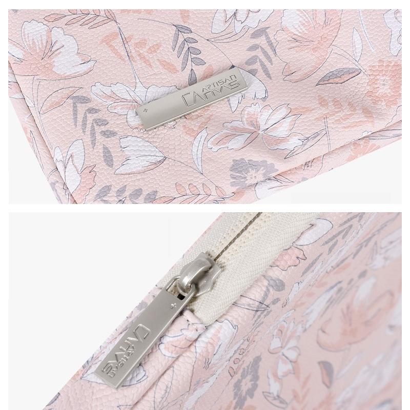 15 Inch Light Pink Laptop Sleeve with Telescoping Handle