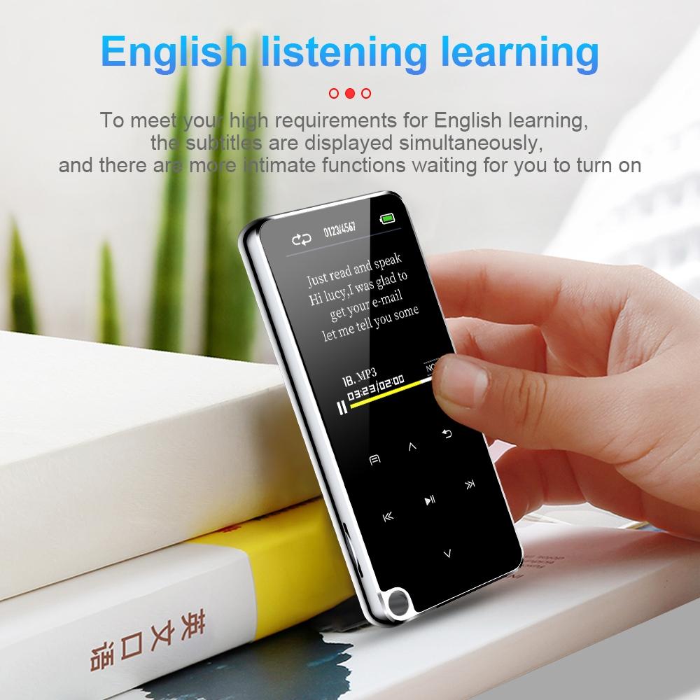 Portable Bluetooth Mp3 Player 64Gb Capacity Black