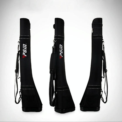 Lightweight Golf Shoulder Bag - Nylon Material - Black Pink
