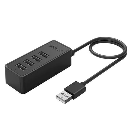 Usb 2.0 Desktop Hub With Micro Usb Cable And Power Supply