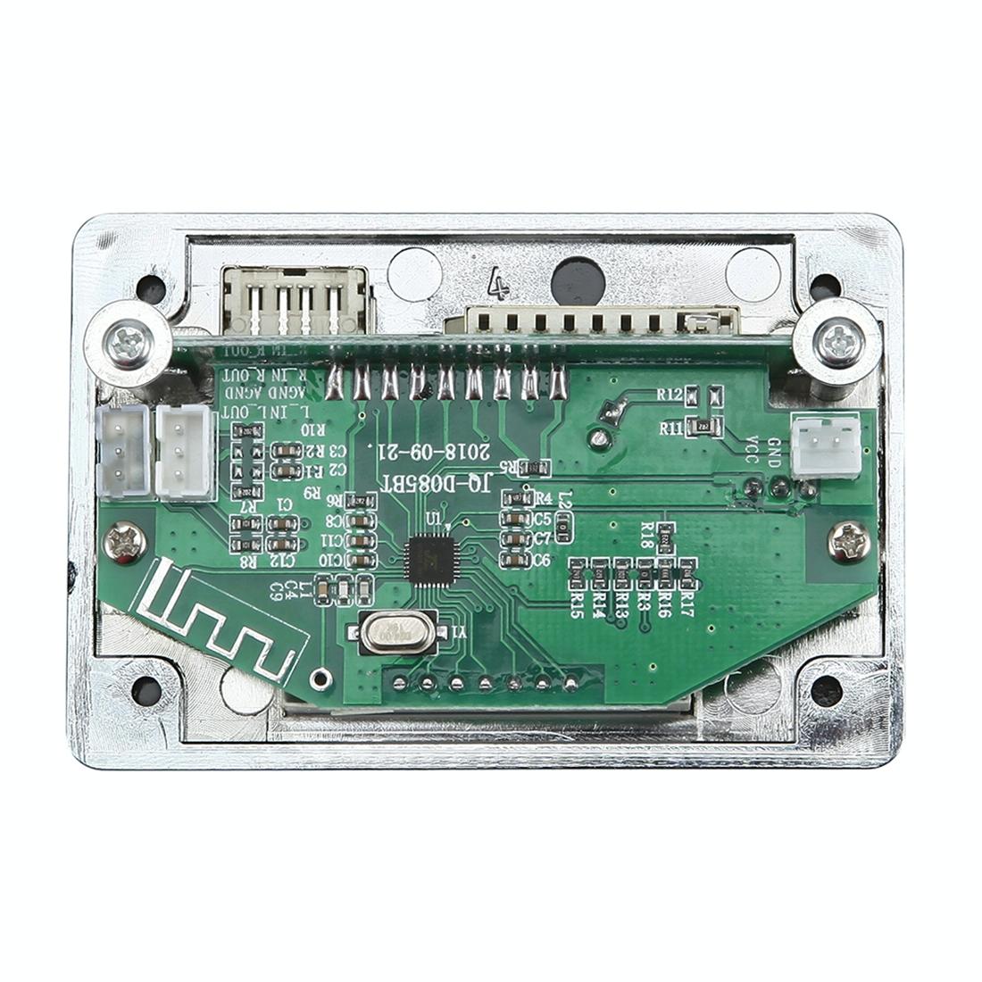 Car Mp3 Player Board With Bluetooth Fm Radio Sd / Usb / Aux Remote - Black