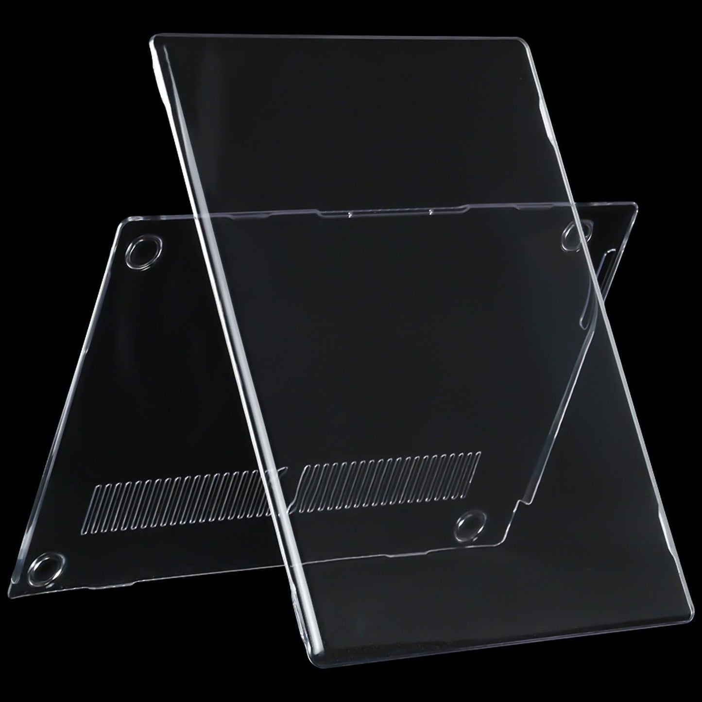 Crystal Shockproof Laptop Case - Protective - Black