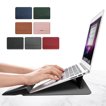 Waterproof 4-in-1 Laptop Holder with Wrist Protection - Fits 17 Inch - Black