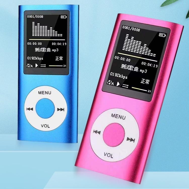 1.8 Inch Metal Mp4 Player + 16G Tf Card + Earphone + Cable - Green - With 8G Tf Card+Earphone+Cable